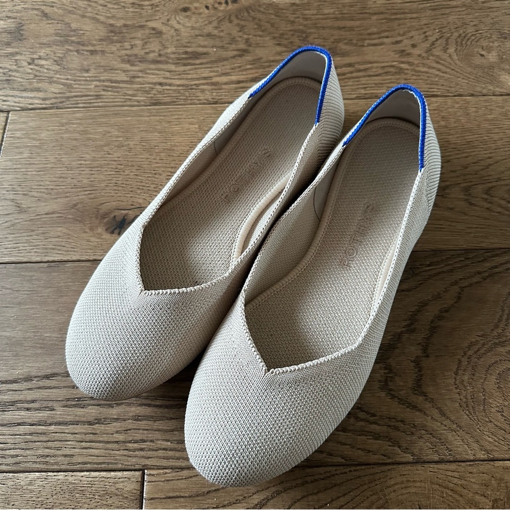 Rothy’s The Flat Round Toe Ballet Flats Shoes Sz 7